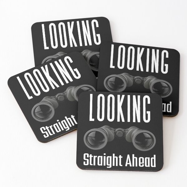 Item preview, Looks Straight Ahead (in black) | Looking Straight Ahead designed and sold by CosmicStory.