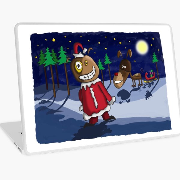 Odd Santa & Bob Reindeer Laptop Skin