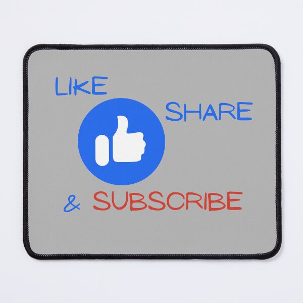 Item preview, Share Like & Subscribe designed and sold by Designza1.