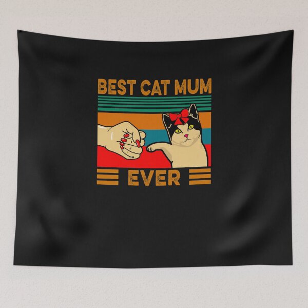 Item preview, Vintage Best Cat Mum Ever  357 designed and sold by Russellones.