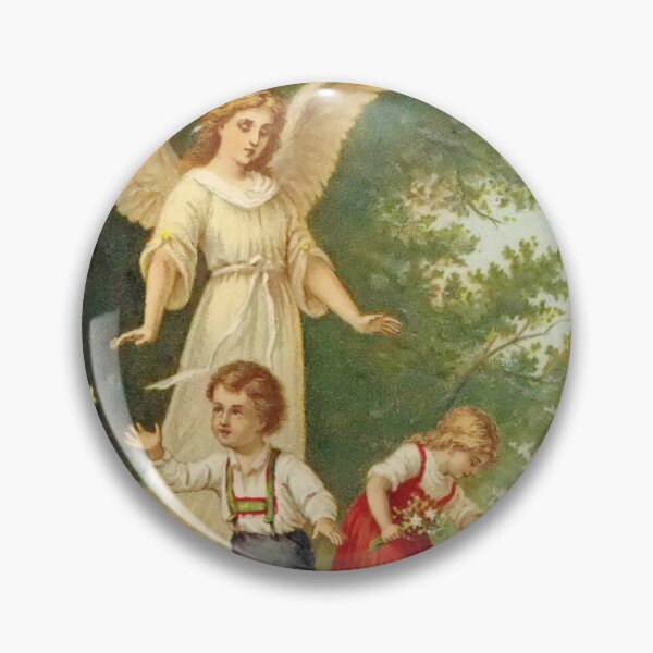 Item preview, vintage guardian angel children cliff designed and sold by aapshop.