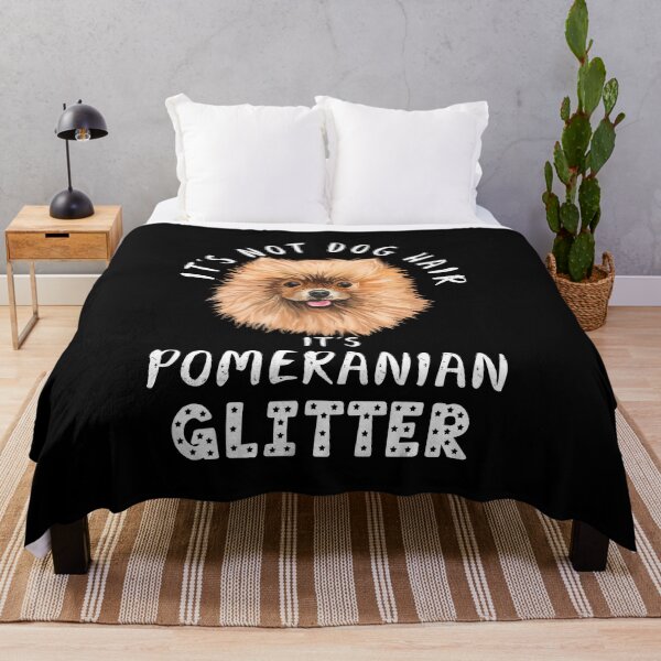 Item preview, It's not dog hair it's POMERANIAN glitter funny dog quote designed and sold by theshirtinator.