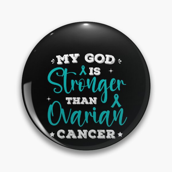 Item preview, My God Is Stronger Than Ovarian Cancer Shirt, Ovarian Ribbon Awareness Shirt, Ovarian Cancer Survivor Shirt, Ovarian Cancer Awareness Shirt designed and sold by aymob.