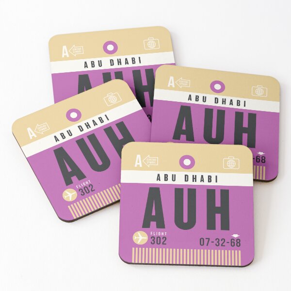 Item preview, Luggage Tag A - AUH Abu Dhabi UAE designed and sold by VoodooCircus.