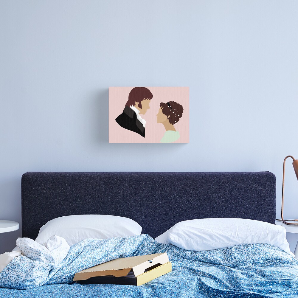Pride and Prejudice Art Canvas Print