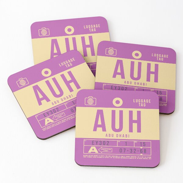 Item preview, Luggage Tag B - AUH Abu Dhabi UAE designed and sold by VoodooCircus.