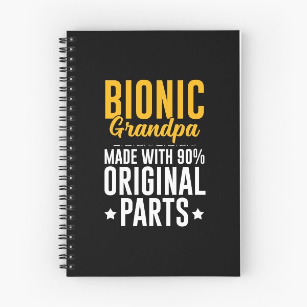Item preview, Bionic Grandpa Made With 90% Original Parts Shirt, Bionic Replacement Shirt, Hip Surgery Recovery Shirt, Knee Replacement Surgery Shirt designed and sold by aymob.