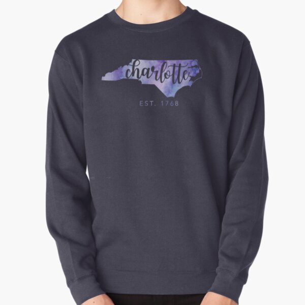 Charlotte, North Carolina (Purple) Pullover Sweatshirt