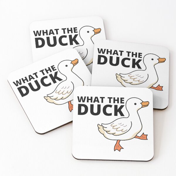 Item preview, WHAT THE DUCK- Funny Pun designed and sold by Anxatzi.
