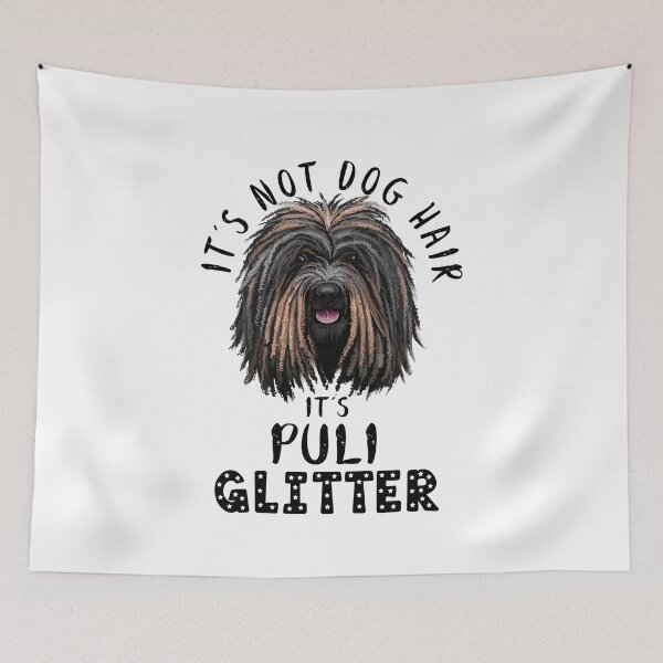 Item preview, It's not dog hair it's PULI glitter funny dog quote designed and sold by theshirtinator.
