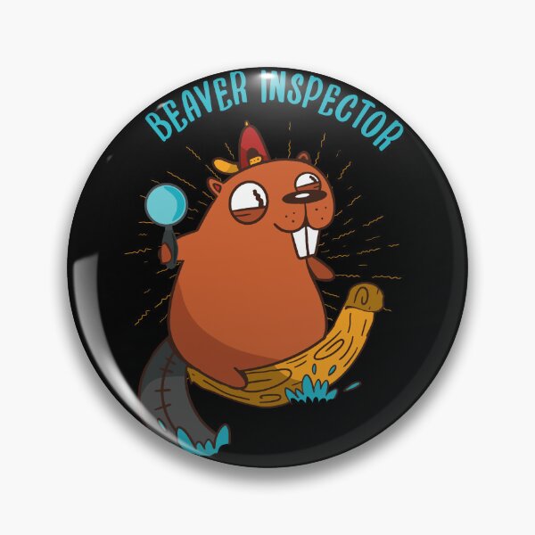 Item preview, Beaver Inspector Funny Hidden Message Adult Humor designed and sold by artado.