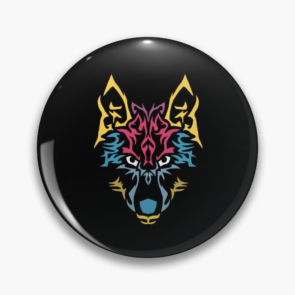 Item preview, Cool Colorful Wolf Head | Aztec Wolf Head designed and sold by Grafik0.