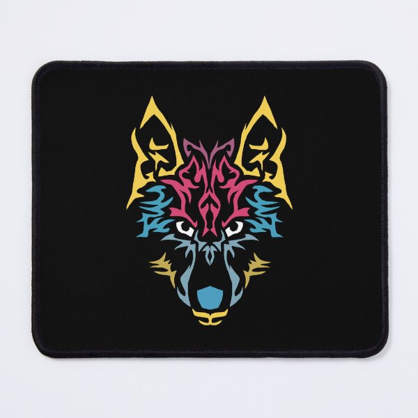 Item preview, Cool Colorful Wolf Head | Aztec Wolf Head designed and sold by Grafik0.