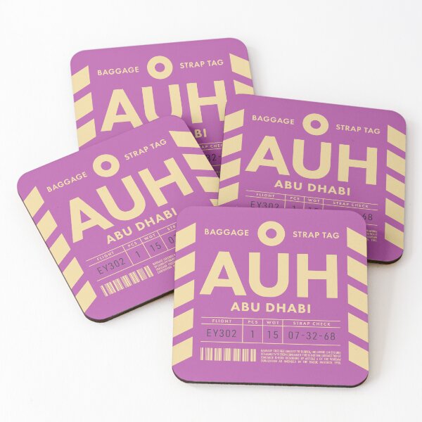 Item preview, Luggage Tag D - AUH Abu Dhabi UAE designed and sold by VoodooCircus.