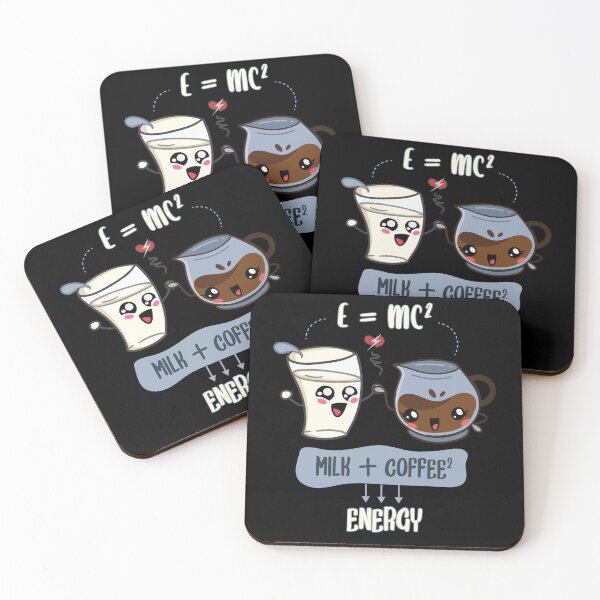 Item preview, Coffee Plus Milk Equal Energy Cute Kawaii Style designed and sold by artado.