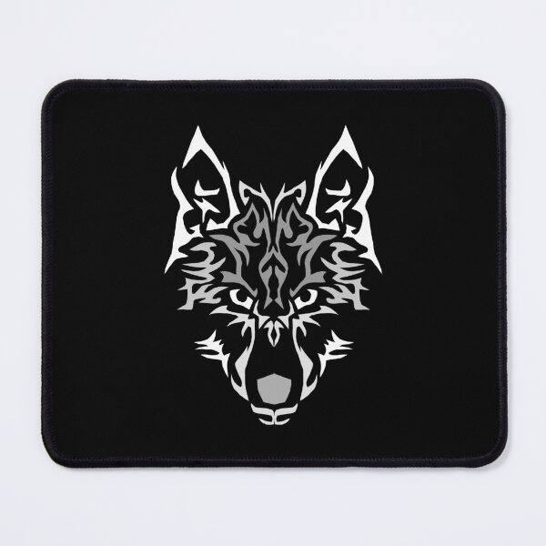 Item preview, Cool Gray Wolf Head | Aztec Wolf Head designed and sold by Grafik0.