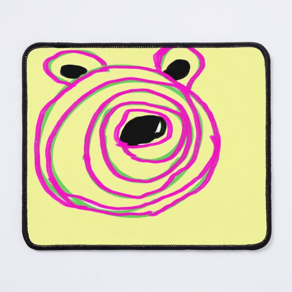 Item preview, Pink green dog swirl designed and sold by ArtistRebeccaLS.