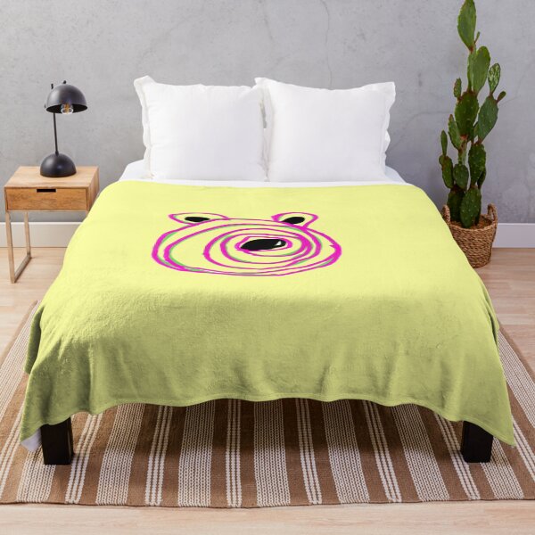 Item preview, Pink green dog swirl designed and sold by ArtistRebeccaLS.