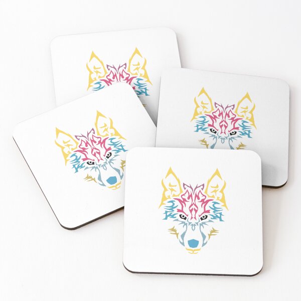 Item preview, Cool Colorful Wolf Head | Aztec Wolf Head designed and sold by Grafik0.