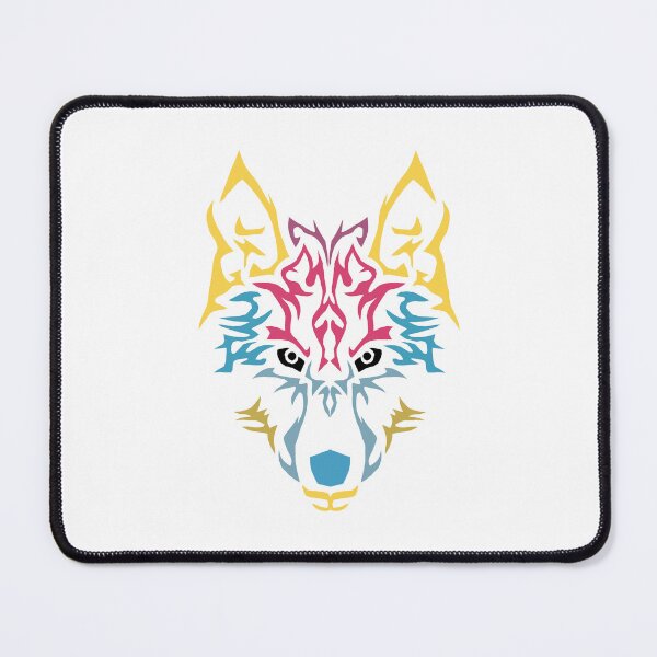 Item preview, Cool Colorful Wolf Head | Aztec Wolf Head designed and sold by Grafik0.