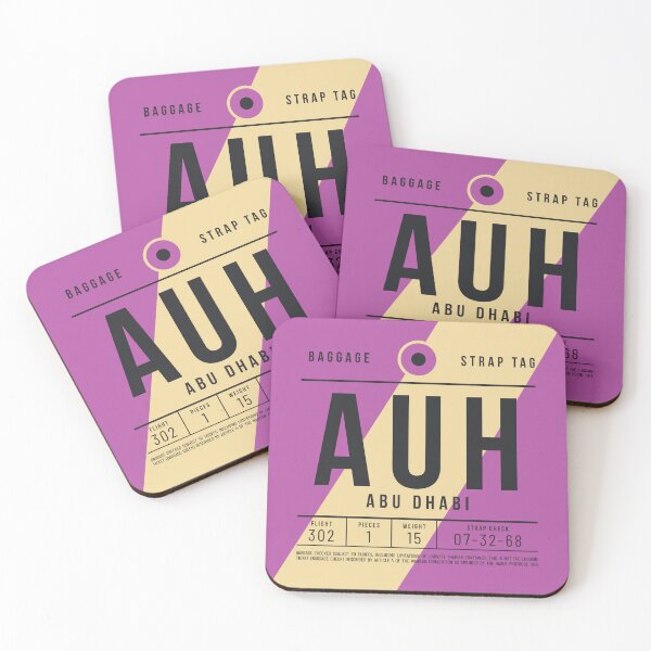 Item preview, Luggage Tag E - AUH Abu Dhabi UAE designed and sold by VoodooCircus.