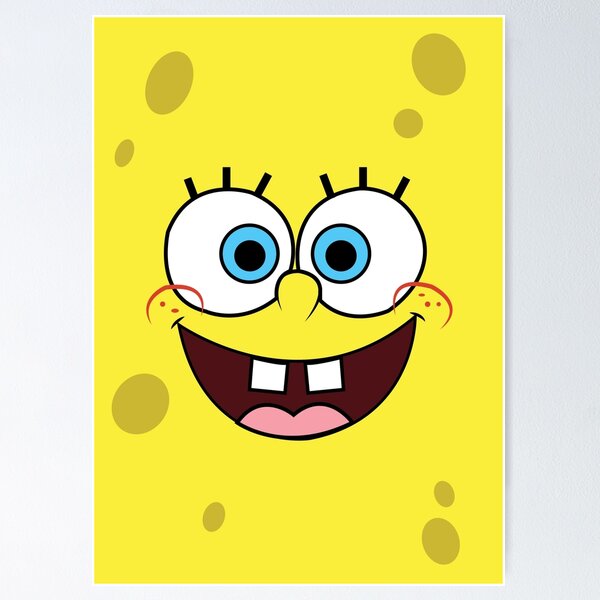 SpongeBob SquarePants 830258-large Faces Microfiber Blend PSD