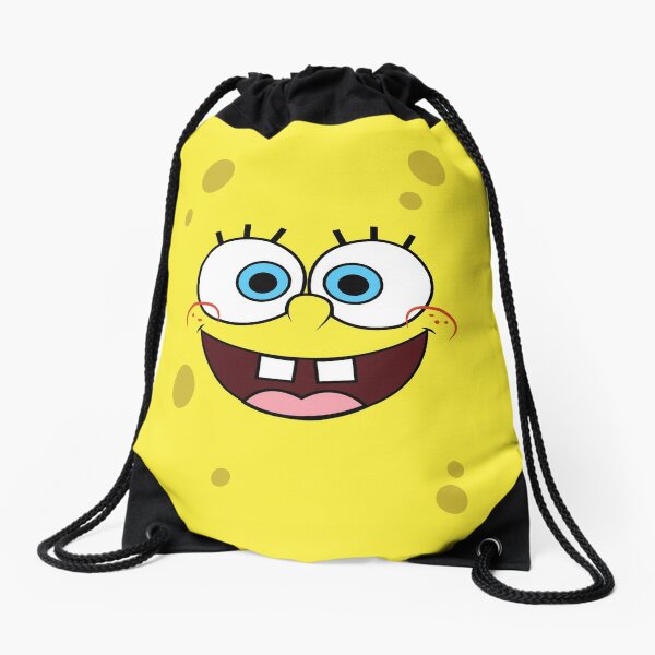 Spongebob High Quality Drawstring Bag for Sale by Loresoul