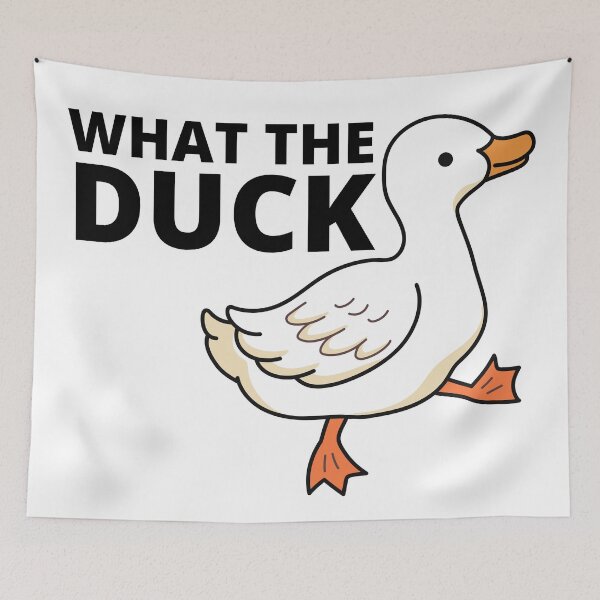 Item preview, WHAT THE DUCK- Funny Pun designed and sold by Anxatzi.