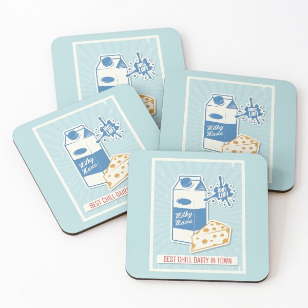 Item preview, Best Chill Dairy in Town - 100% Lofi designed and sold by chillaxcats.
