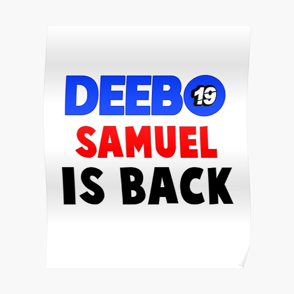 Deebo Samuel 19 Poster for Sale by dontlaughswim