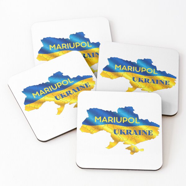 Item preview, Mariupol, Ukrainian city, Ukraine map designed and sold by PrintGood.