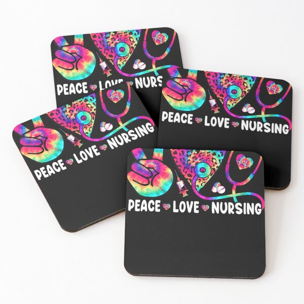 Item preview, Peace Love Nursing Valentine’s Day Stethoscope Nurse Life  designed and sold by AaronWeedo.