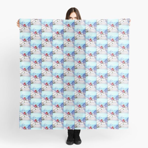 Winter Snow Scarf