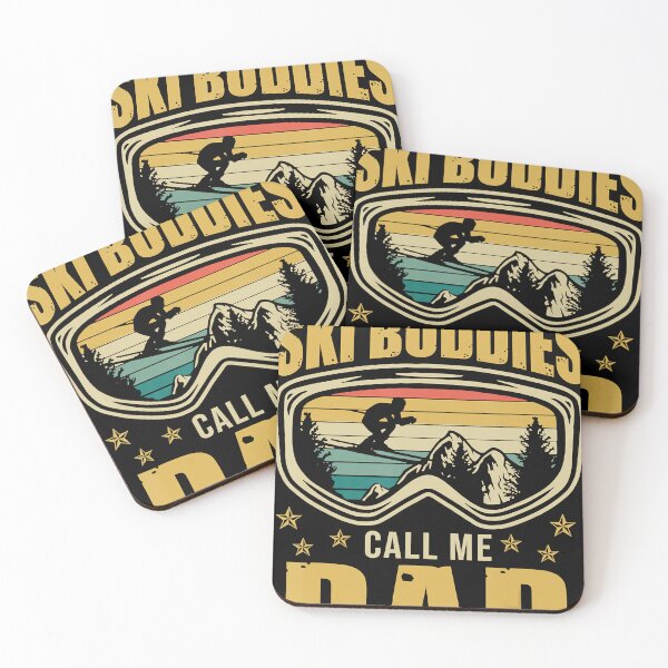 Item preview, Skiing My Favorite Ski Buddies Call Me Dad Fathers Day designed and sold by AaronWeedo.
