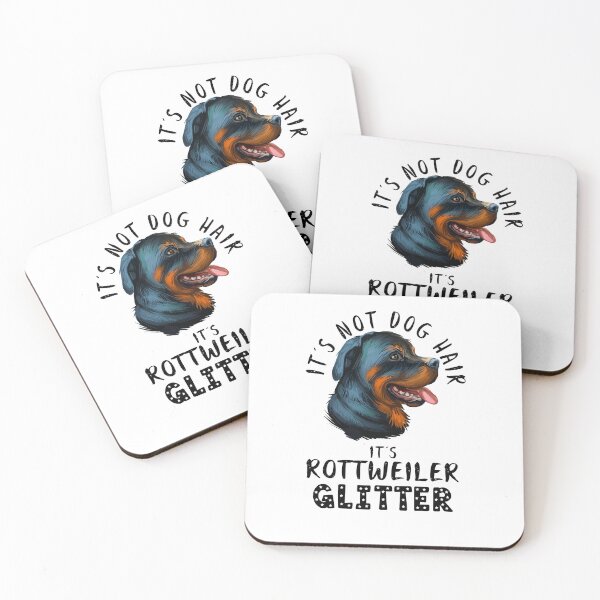 Artikelvorschau, Es sind keine Hundehaare, sondern ein lustiges ROTTWEILER-Glitzer-Hundezitat entworfen und verkauft von theshirtinator.