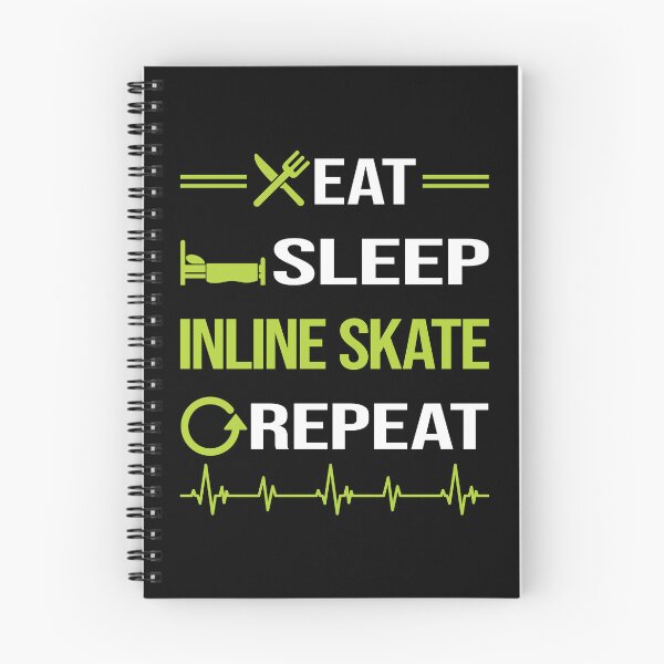 Item preview, Funny Eat Sleep Repeat Inline Skating Skate Skater designed and sold by HappyTshirt1239.