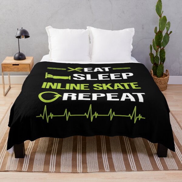 Item preview, Funny Eat Sleep Repeat Inline Skating Skate Skater designed and sold by HappyTshirt1239.