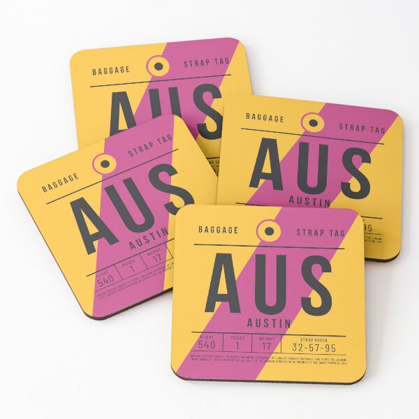 Item preview, Luggage Tag E - AUS Austin USA designed and sold by VoodooCircus.