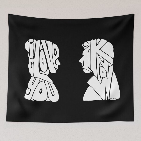 Item preview, Han and Leia - I Love You, I Know designed and sold by Domoalleygato.