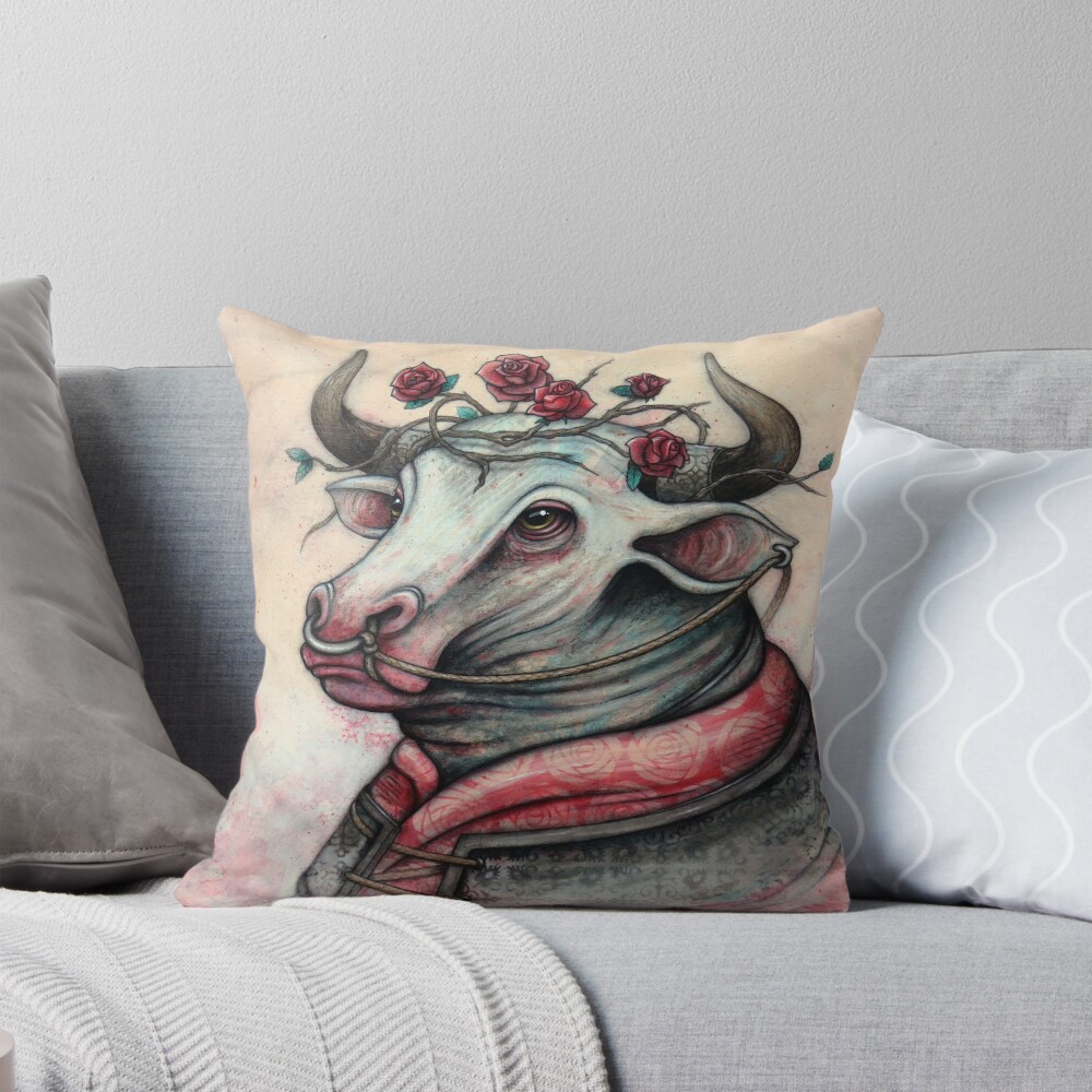Item preview, Throw Pillow designed and sold by Firedrake.