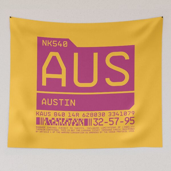 Item preview, Luggage Tag C - AUS Austin USA designed and sold by VoodooCircus.