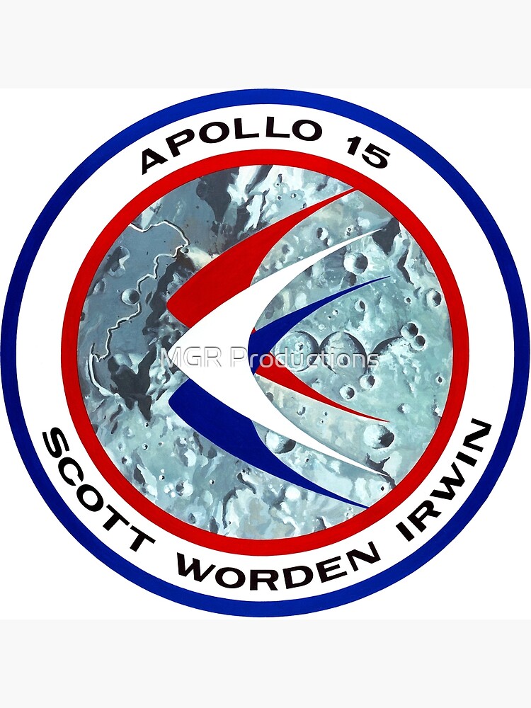 Discover Apollo 15 Mission Logo Premium Matte Vertical Poster