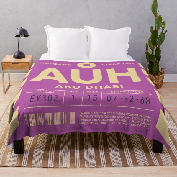 Item preview, Luggage Tag D - AUH Abu Dhabi UAE designed and sold by VoodooCircus.