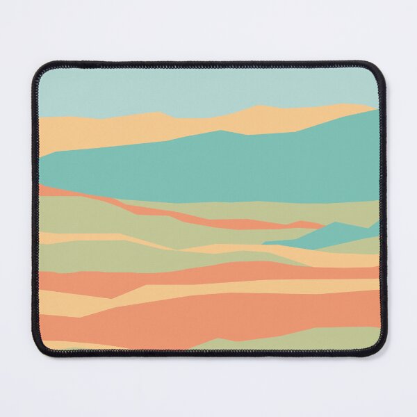 Item preview, Pastel retro pattern mountains landscape designed and sold by JuliaBeton.