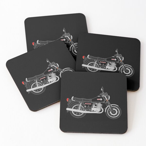 Item preview, MZ ETZ 250 motorbike two stroke colored best t-shirt design designed and sold by EdimDesign.