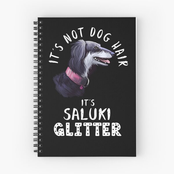 Item preview, It's not dog hair it's SALUKI glitter funny dog quote designed and sold by theshirtinator.