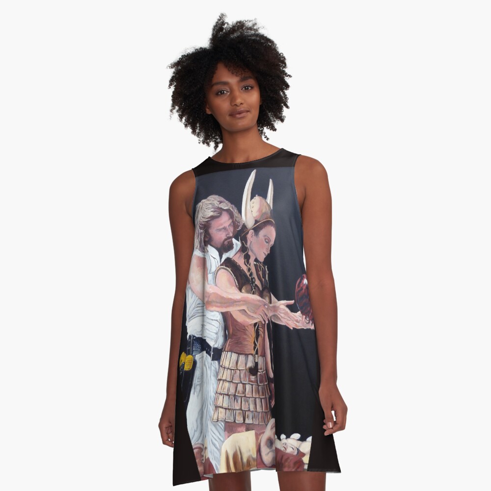 I Just Dropped In A-Line Dress