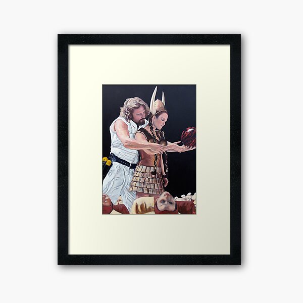 I Just Dropped In Framed Art Print