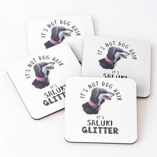 Item preview, It's not dog hair it's SALUKI glitter funny dog quote designed and sold by theshirtinator.