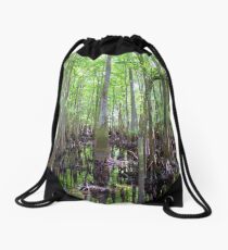 Cypress Swamp Drawstring Bag